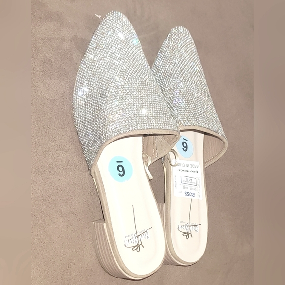 shiny ballerinas size 6 - Picture 1 of 2